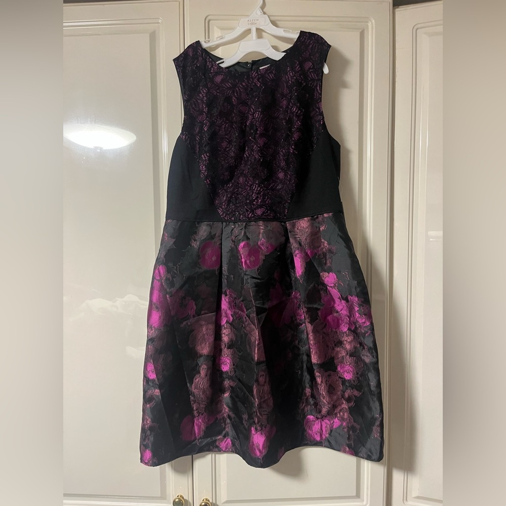 Lovely By Adrianna Papell Lace Jacquard Dress